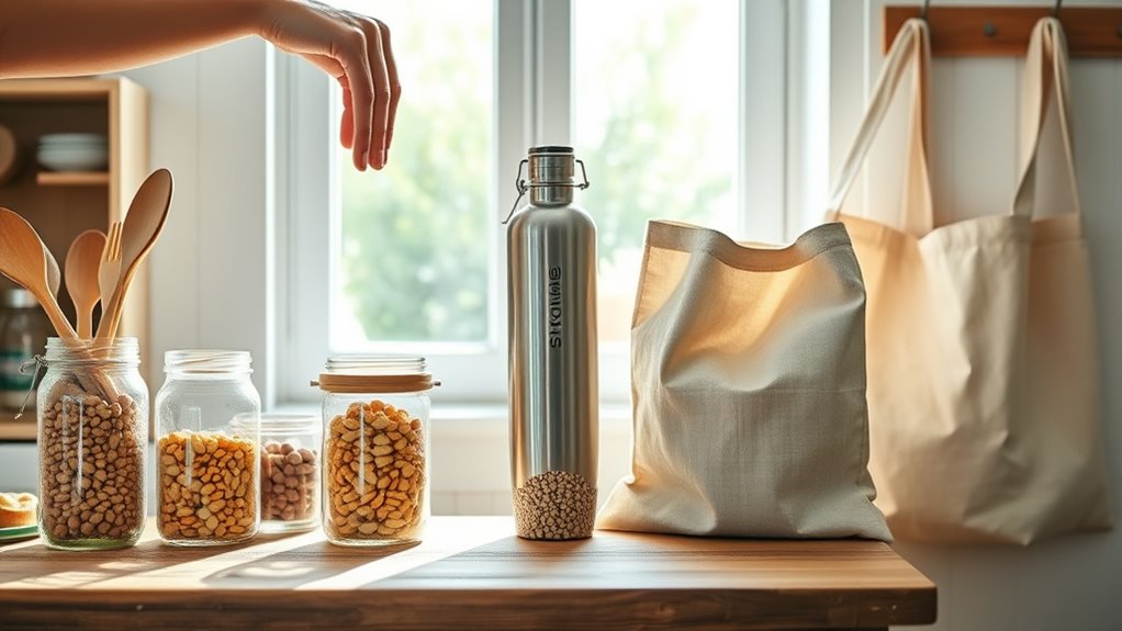 minimize waste with reusable items