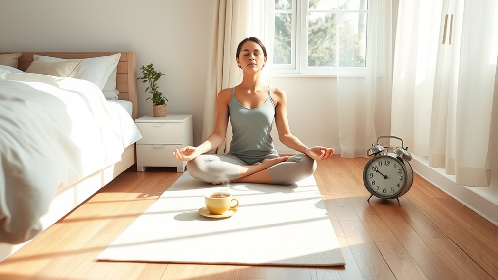 morning screen free routine