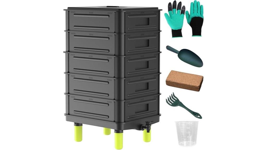 multi layer worm compost bin