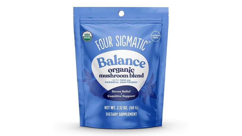 mushroom based adaptogen supplement