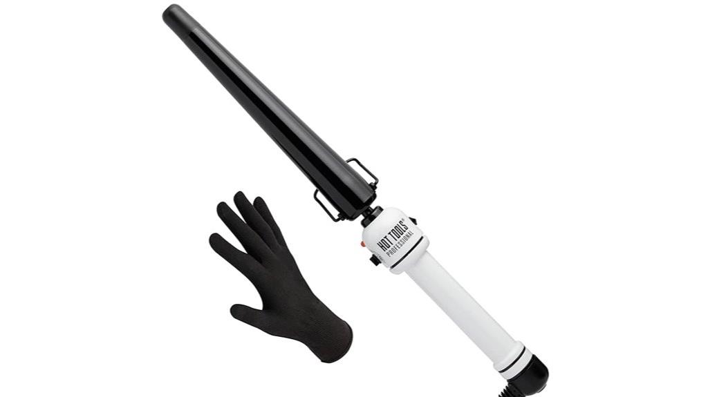 nano ceramic tapered curling iron