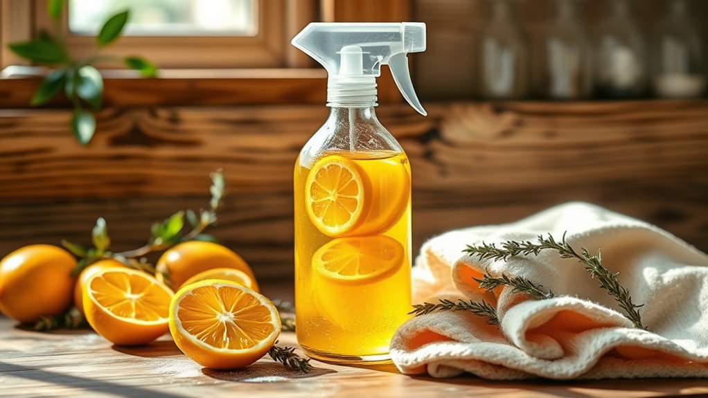 natural citrus cleaning solution