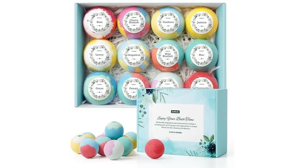 natural handmade bath bombs