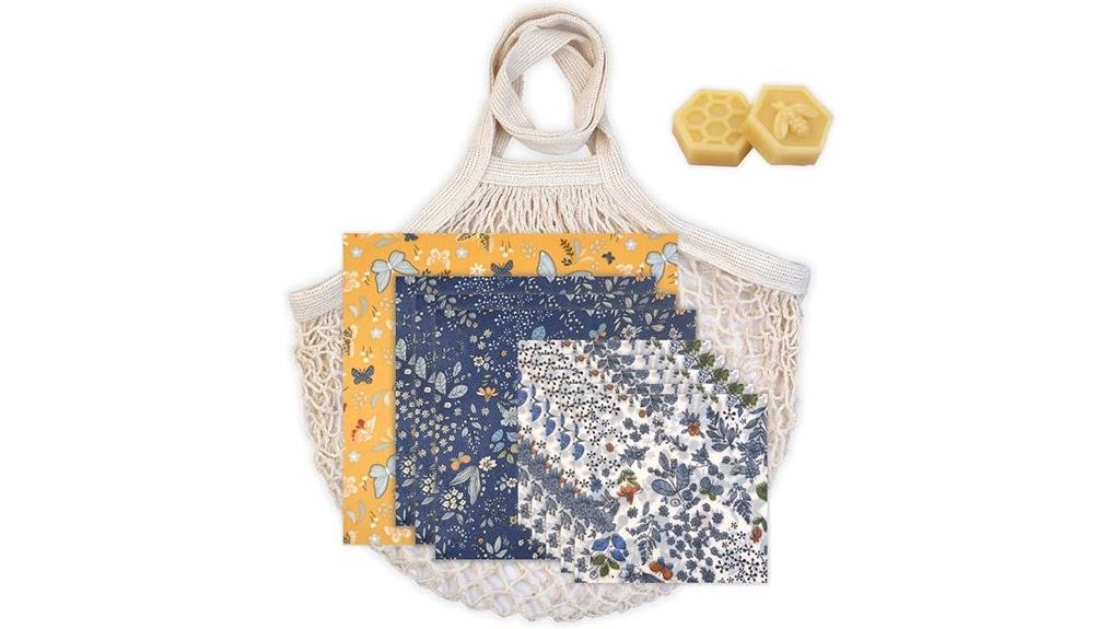 nine pack beeswax wraps