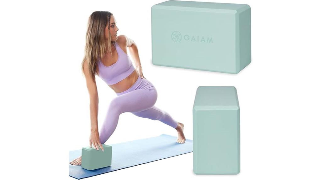 non slip beveled yoga block