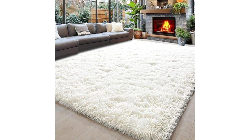 non slip fuzzy rug
