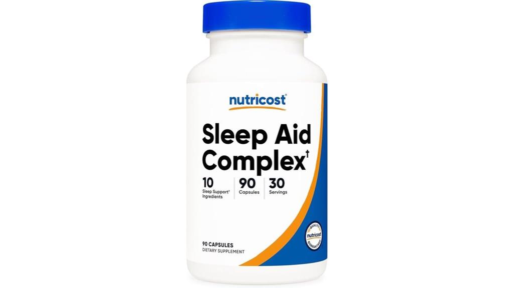 nutricost sleep supplement capsules
