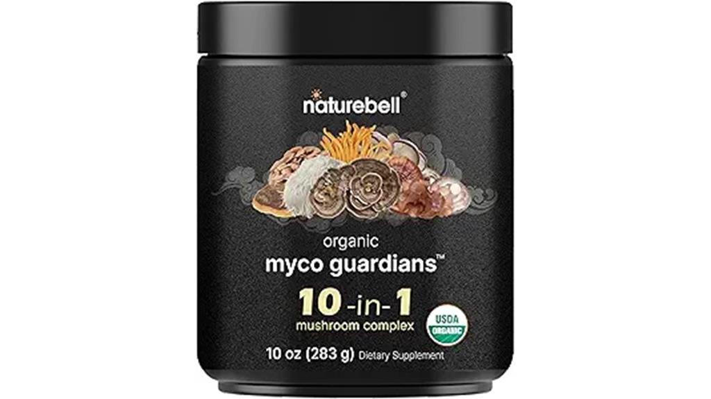 organic mushroom powder blend