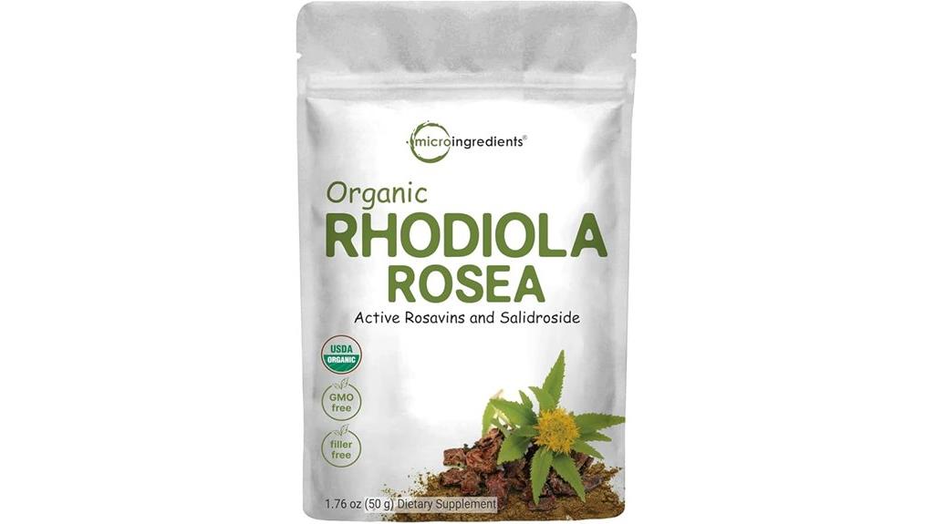 organic rhodiola root powder