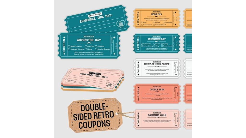 personalized gift voucher book