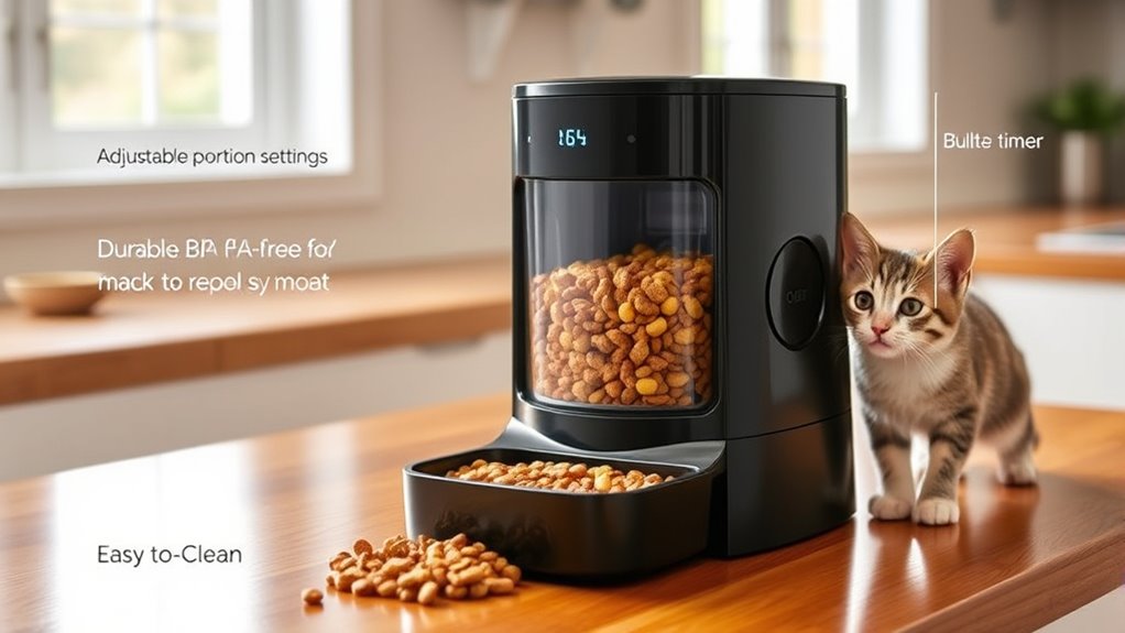 pet feeder safety features