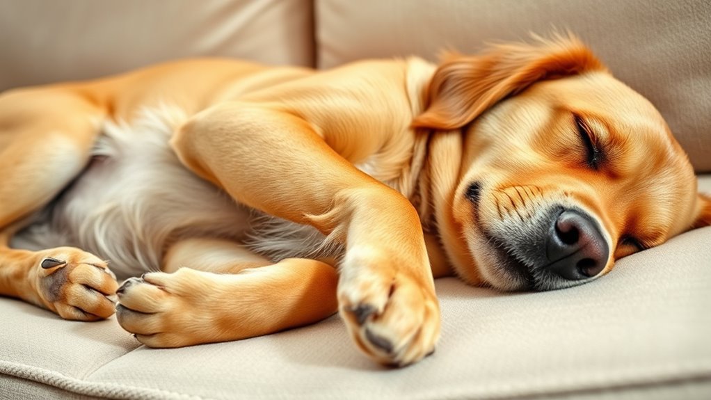 pet relaxation and comfort cues