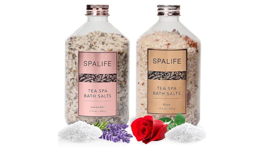 petal infused mineral bath