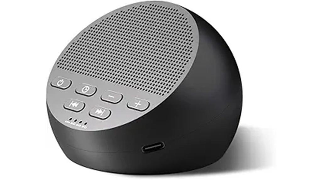 portable noise machine with sounds