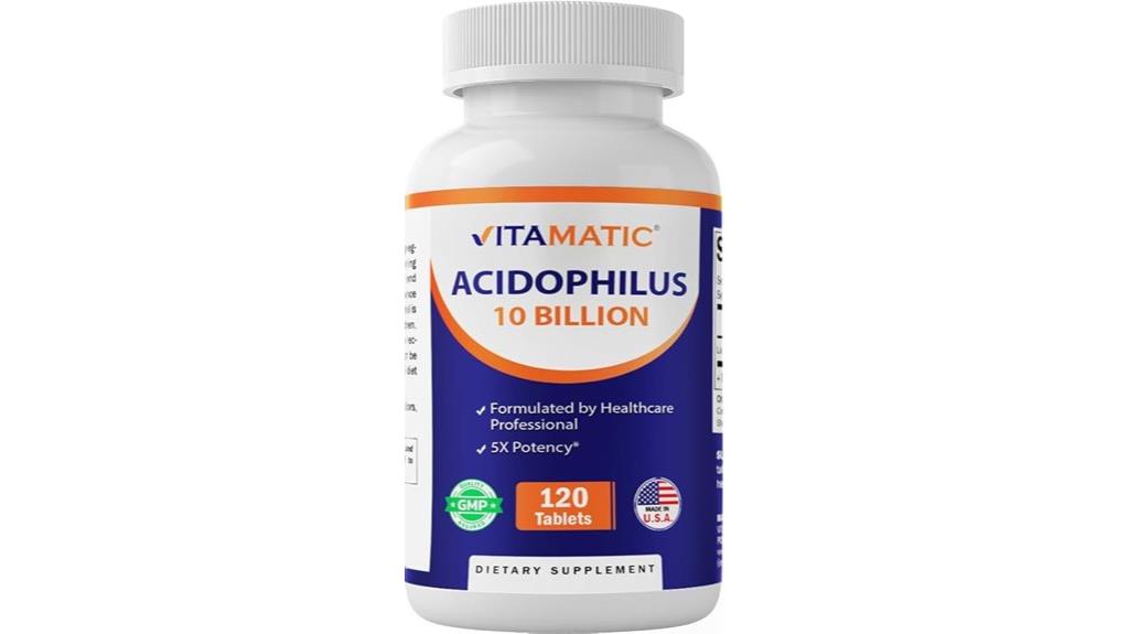probiotic supplement 120 tablets