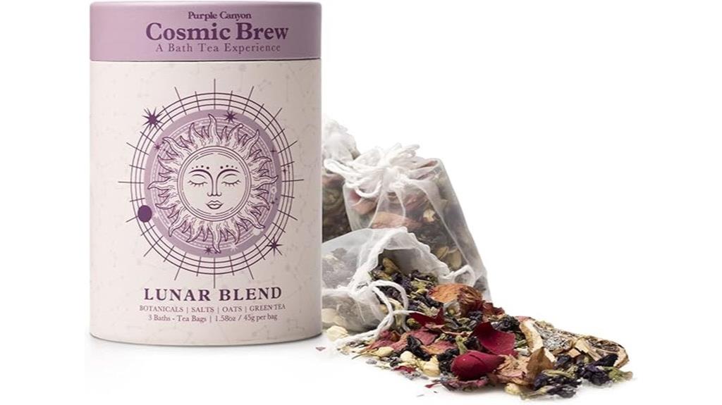 purple canyon lunar bath tea