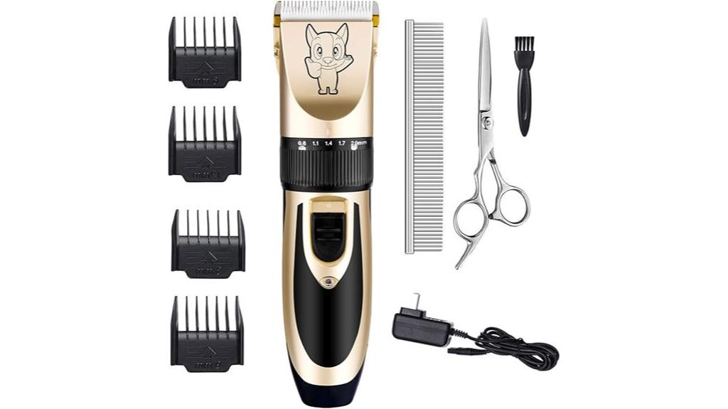 quiet rechargeable pet clippers