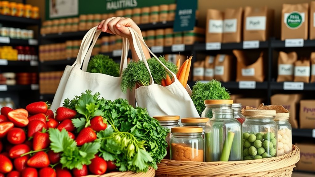 reduce plastic waste while shopping