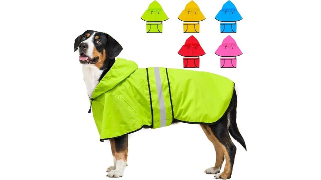 reflective adjustable waterproof coat