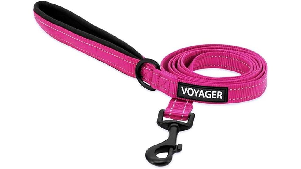 reflective neoprene handle leash