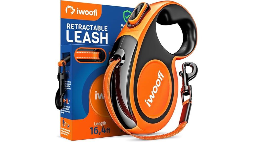 reflective soft grip leash