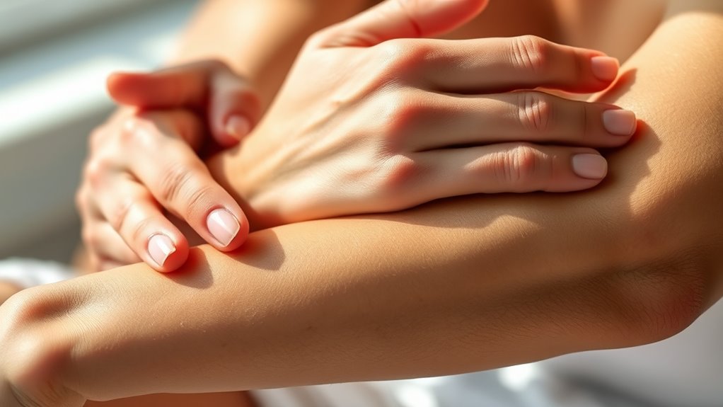 relax hands and forearms