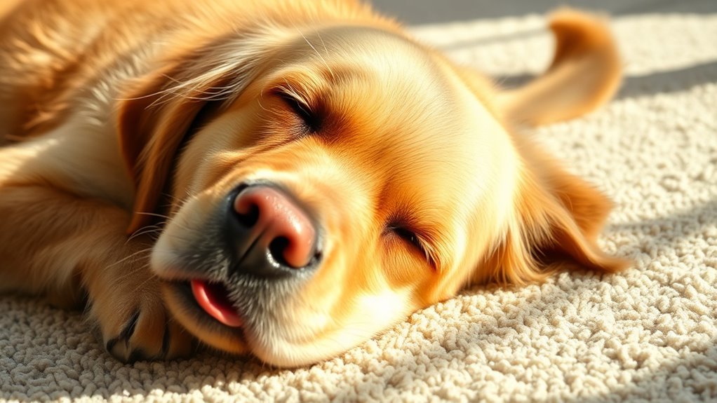 relaxed happy pet signals