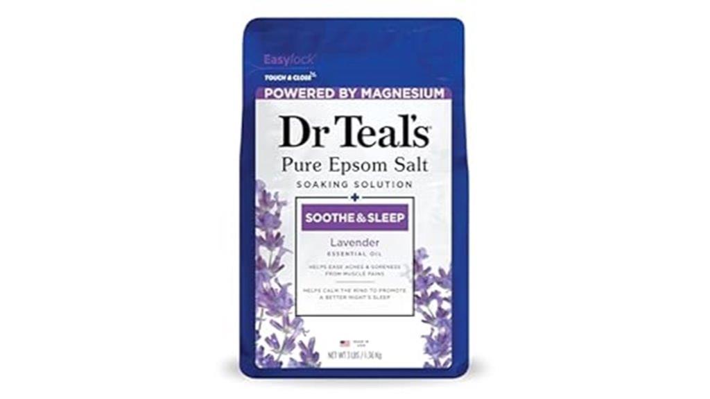 relaxing lavender epsom soak