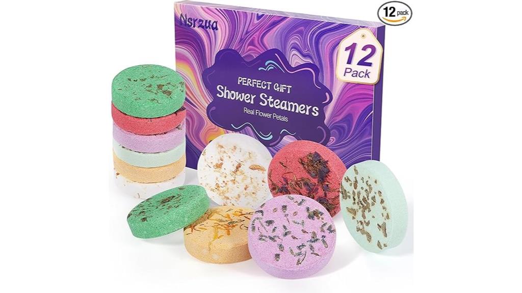 relaxing shower steamers pack