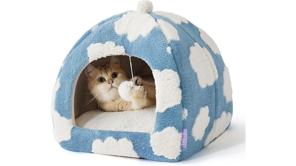 removable pillow cat bed