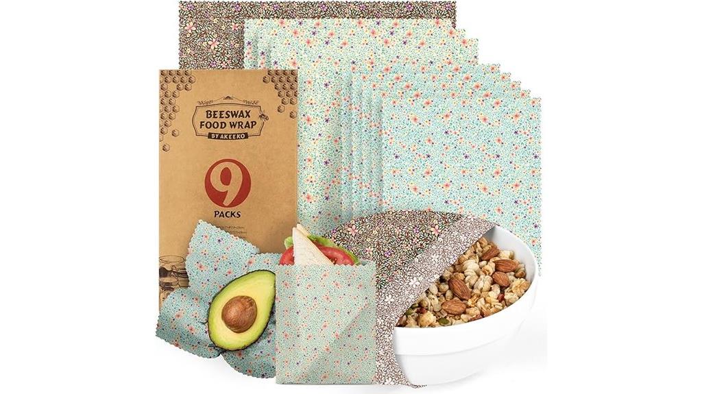 reusable beeswax food wraps