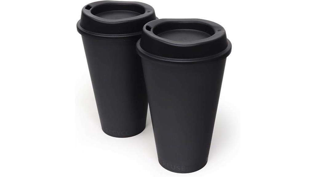 reusable coffee cups 2 pack