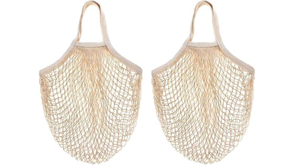 reusable cotton mesh bags