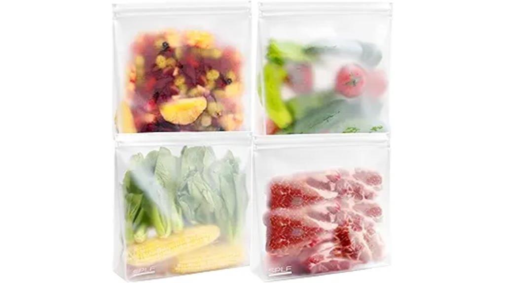 reusable dishwasher safe storage bags