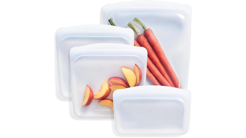 reusable silicone food storage