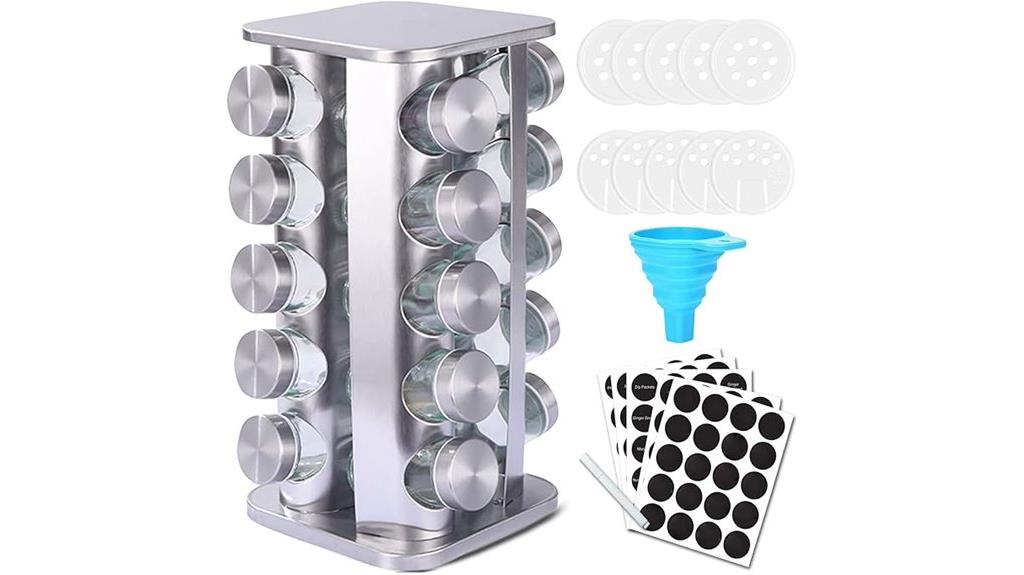 rotating spice storage container