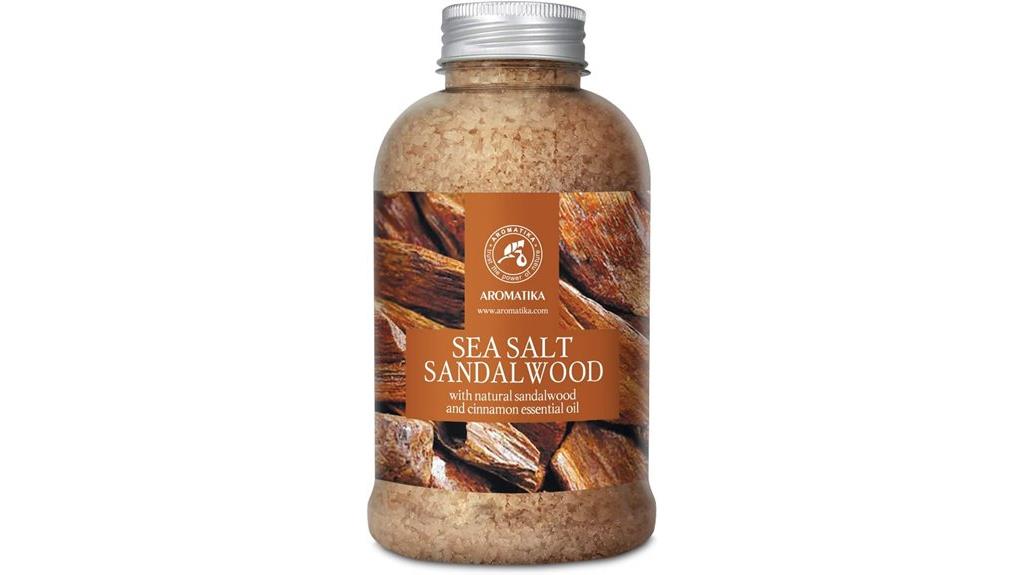 sandalwood cinnamon bath salts