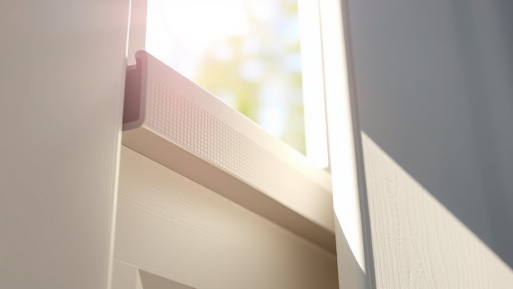 seal gaps with weatherstripping