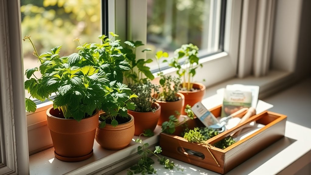 select herbs based on sunlight