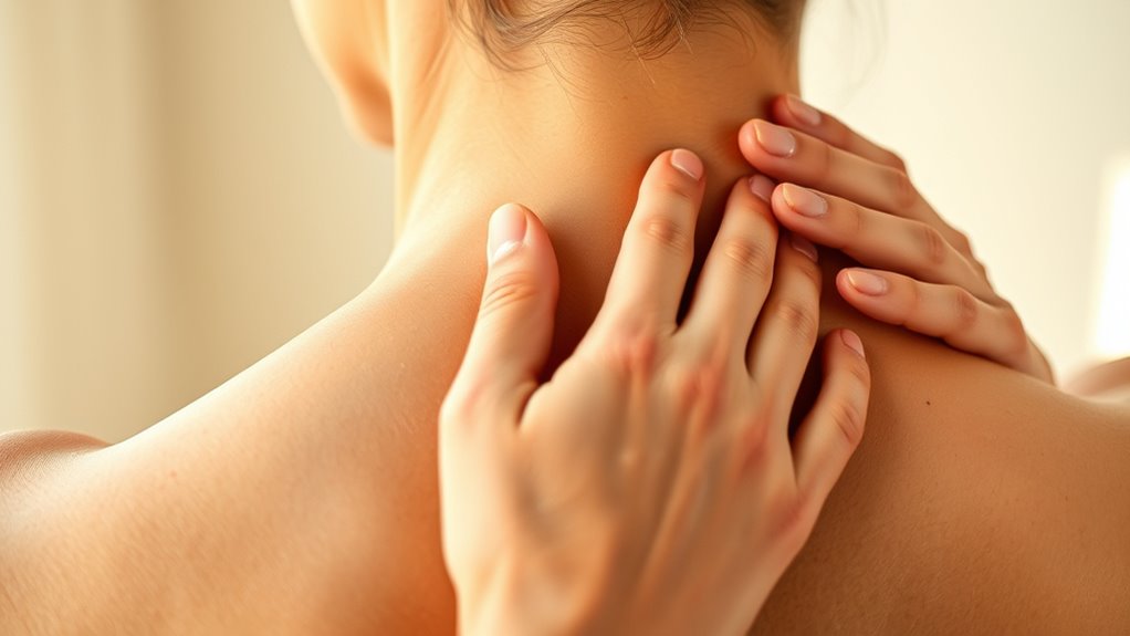self massage relieves muscle tension
