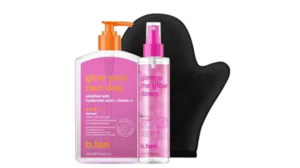 self tanning gel and spray kit