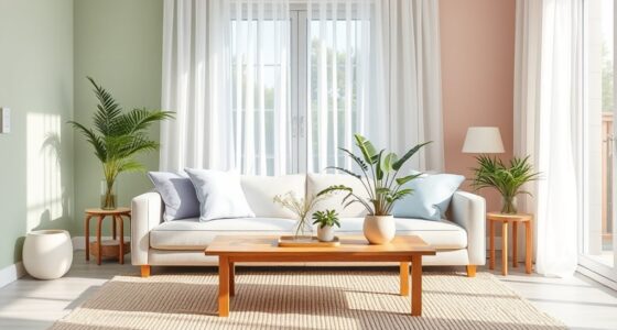 serene and soothing color choices