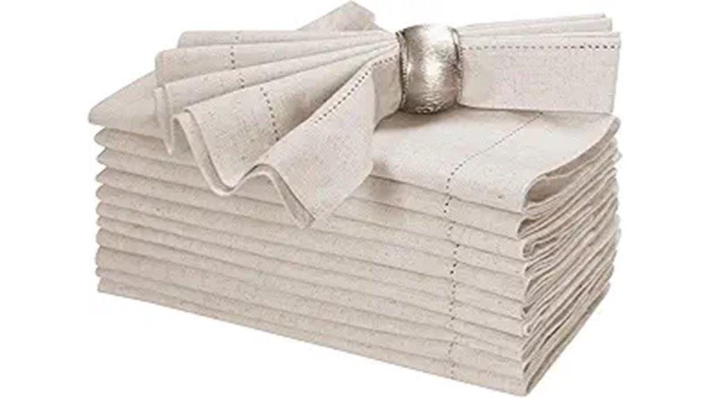 set of 12 linen napkins