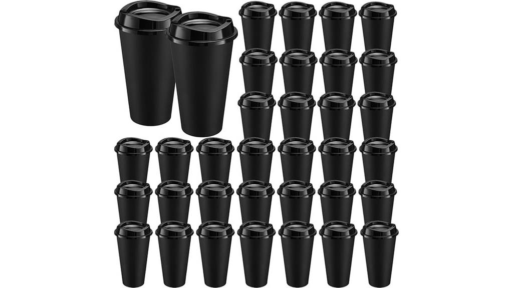 set of 45 reusable cups