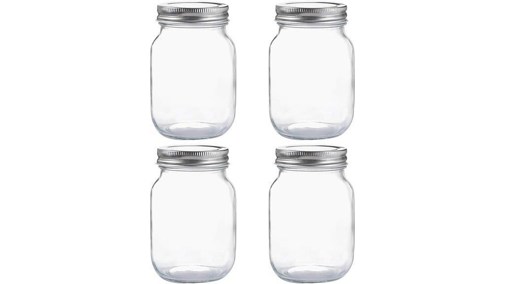 set of four jars
