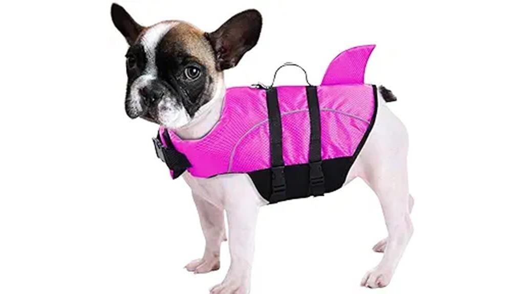 shark themed dog life vest