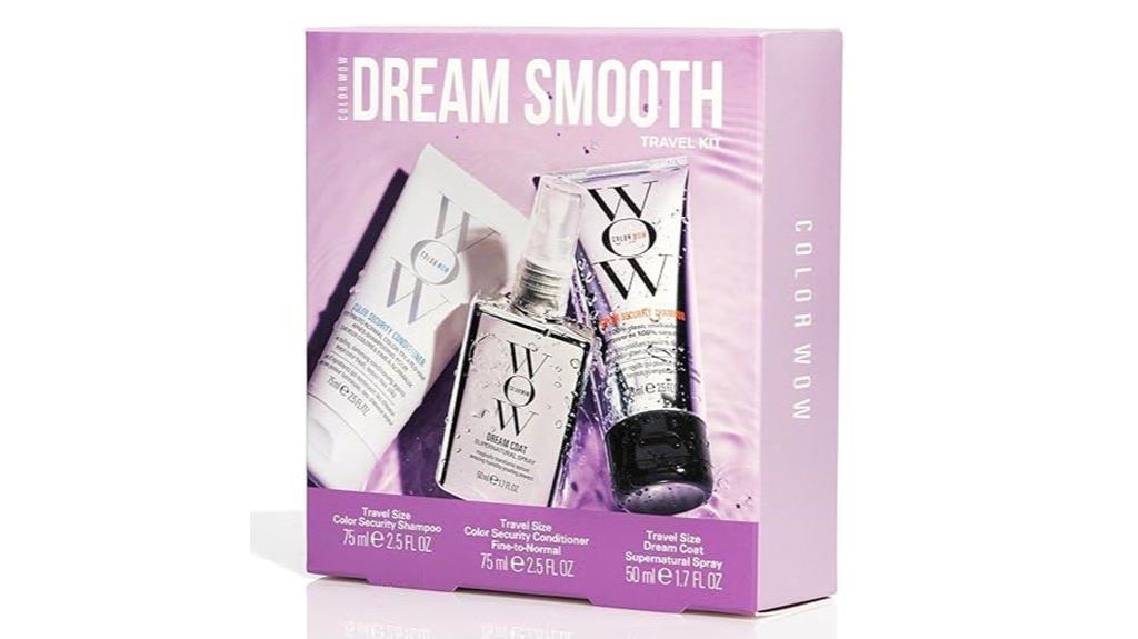 shiny anti frizz waterproof spray