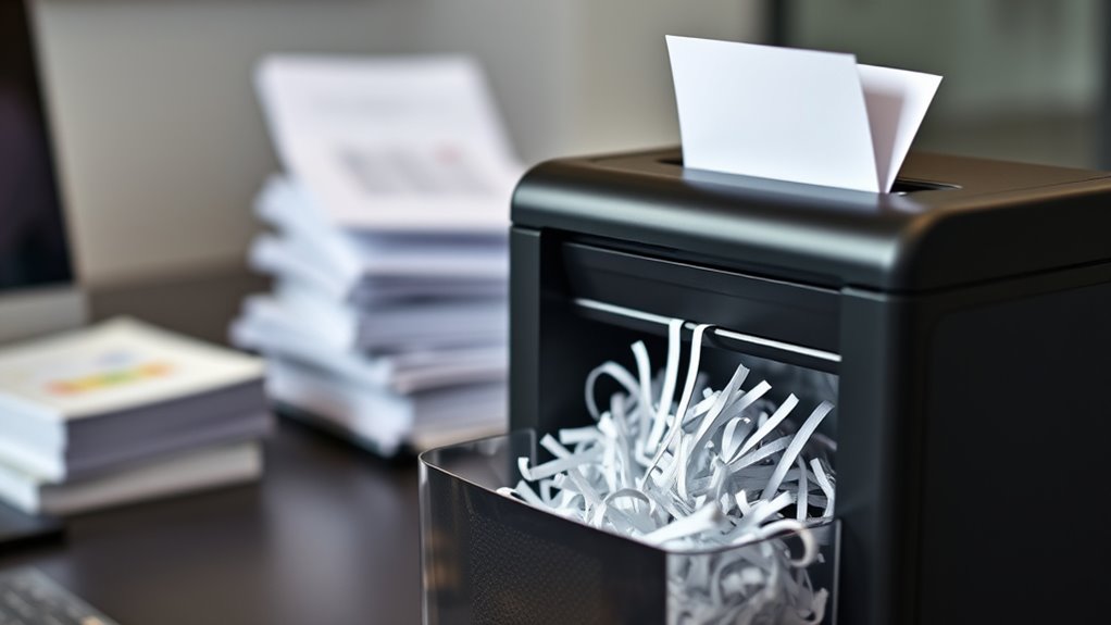 shredder features for security