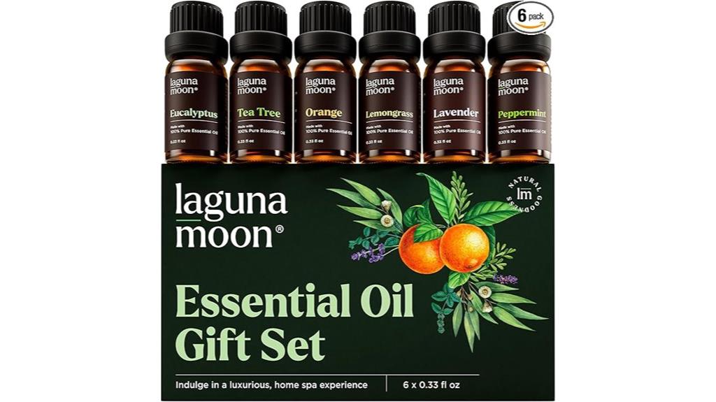 six blend essential oil set