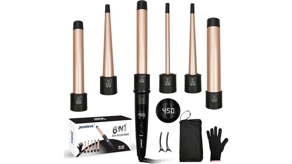 six in one hair curler